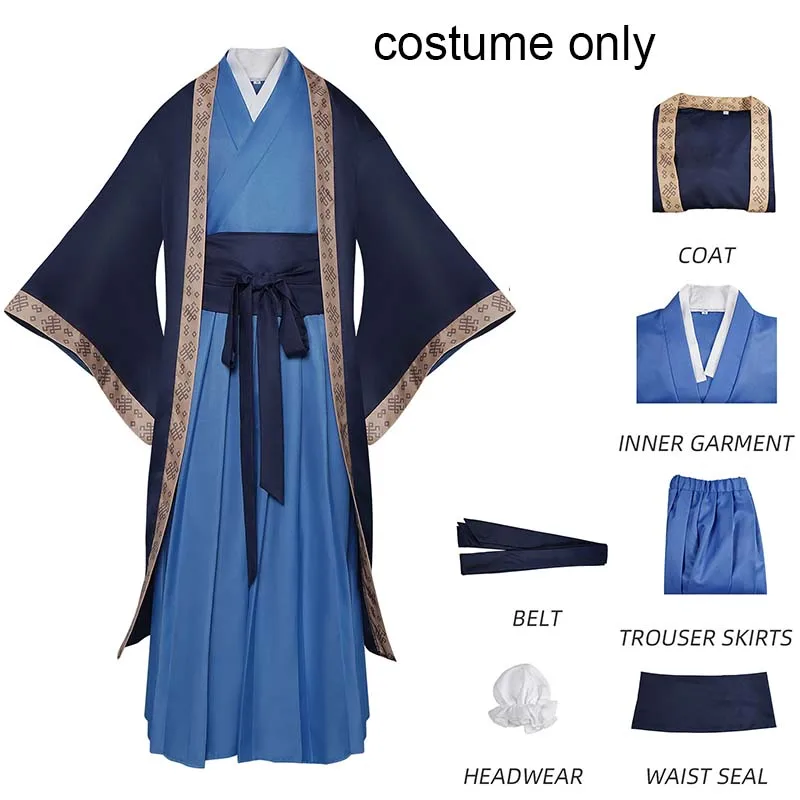 Jinshi Robe Costume Set - Outfit and accessories