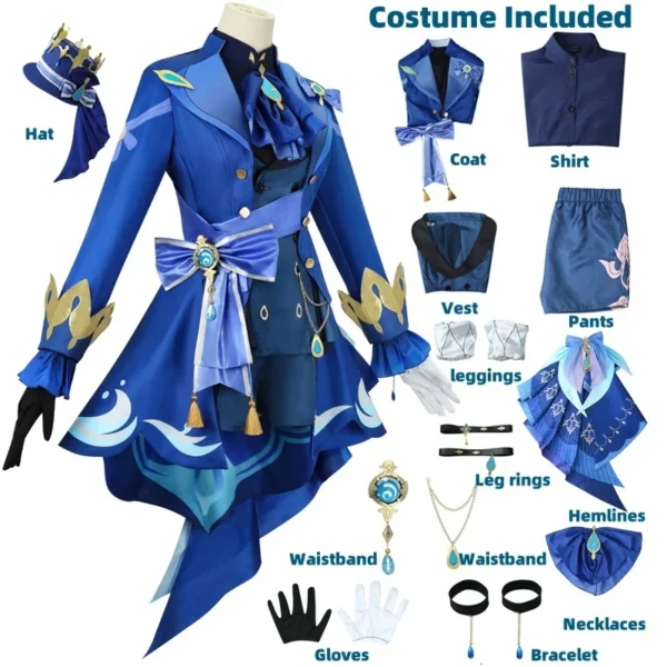 Furina Costume Set - Outfit and accessories