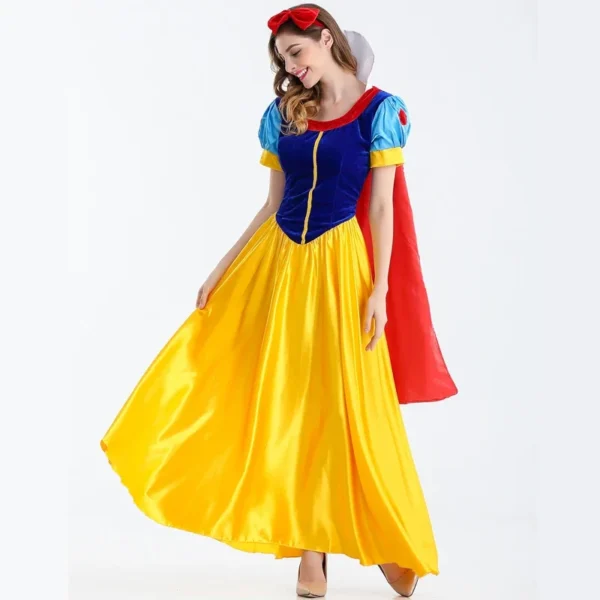 Adult Snow White Costume Set - Dress and bow headband