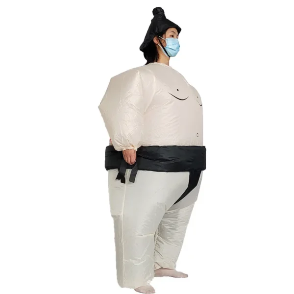 Inflatable Sumo Wrestler Costume - Black