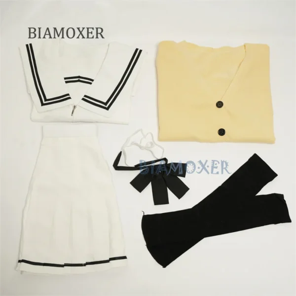 Aoi School Uniform Costume Set - Uniform + cardigan
