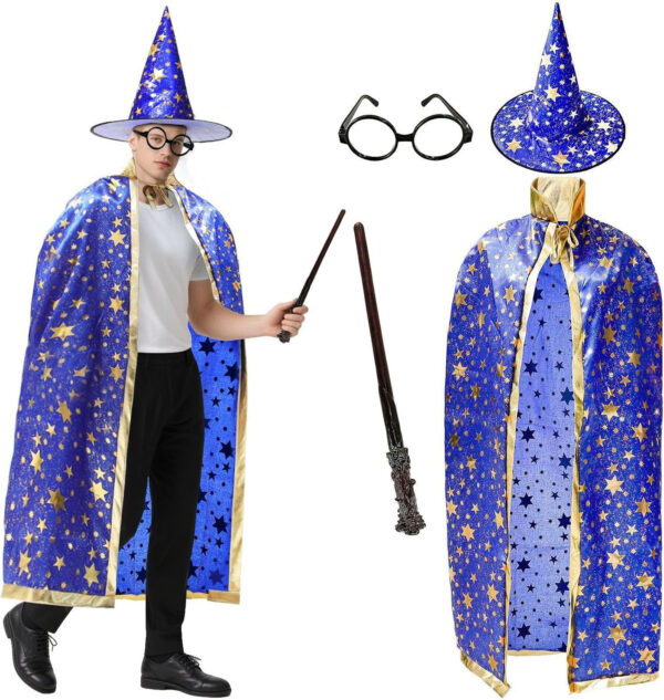 Adult Wizard Cloak Costume Set