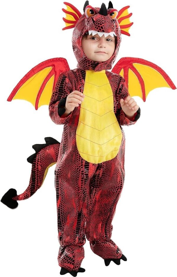 Kids' Red Dragon Costume