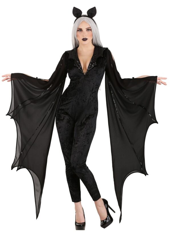 Women's Midnight Bat Jumpsuit