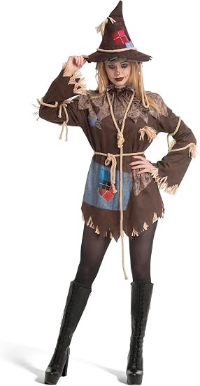 Women's Evil Scarecrow Dress Costume