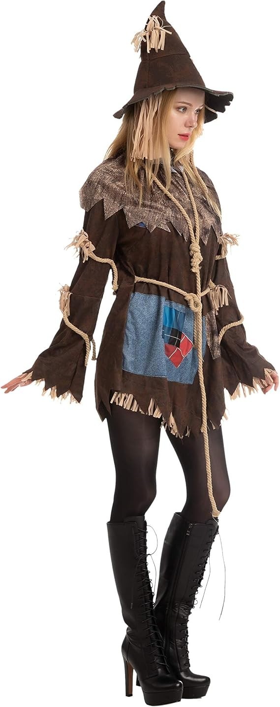 Women's Evil Scarecrow Dress Costume