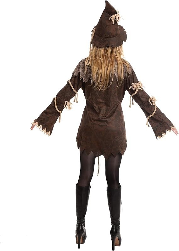 Women's Evil Scarecrow Dress Costume