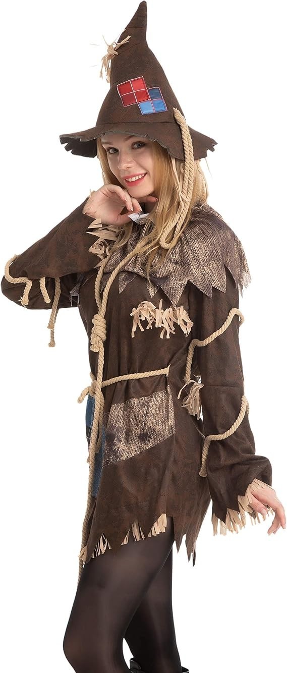Women's Evil Scarecrow Dress Costume