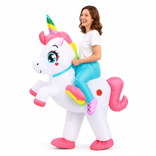 Adult Inflatable Unicorn Rider Costume