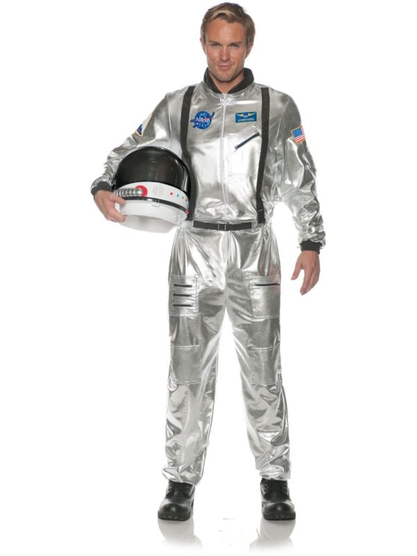 Men's Silver Astronaut Costume
