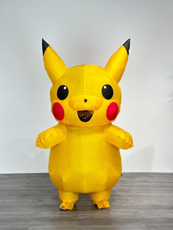 Adult Pikachu-Inspired Inflatable Costume