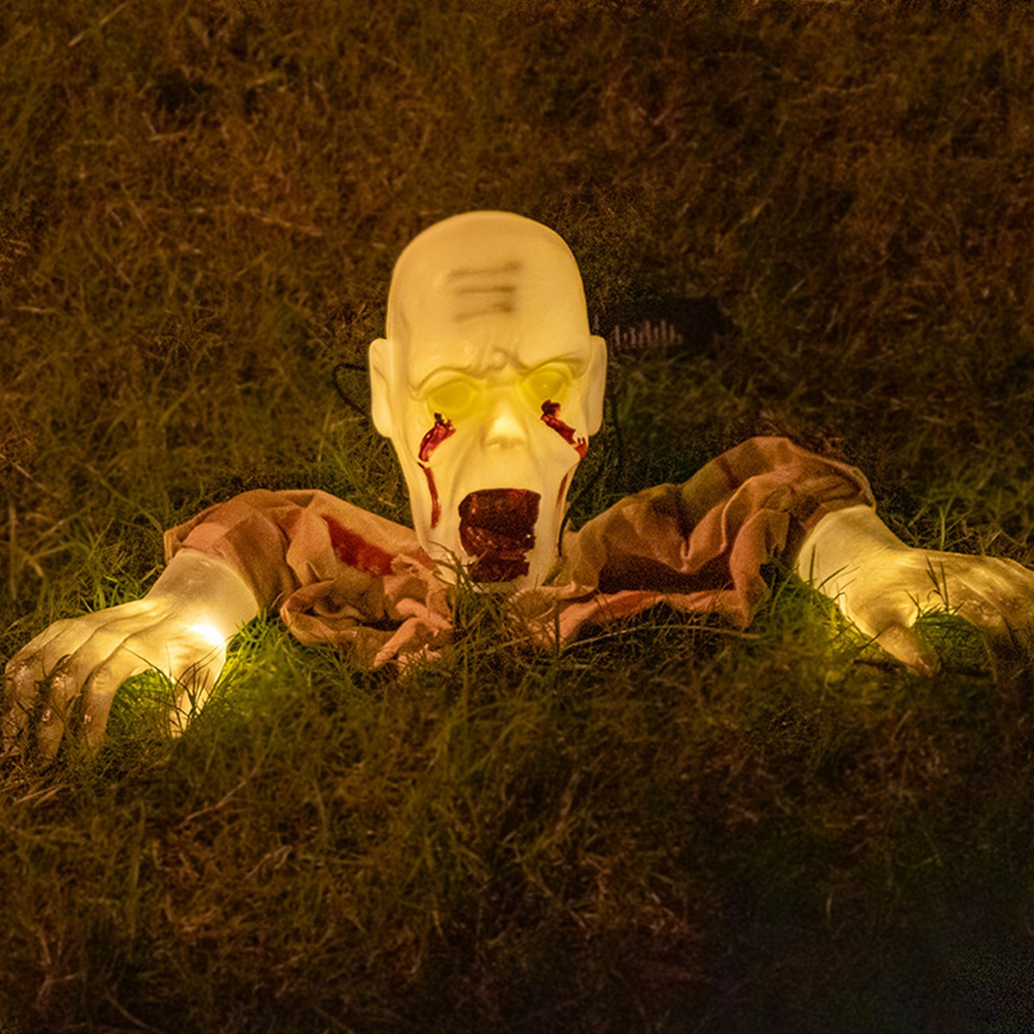 Light-Up Zombie Groundbreaker Yard Decoration