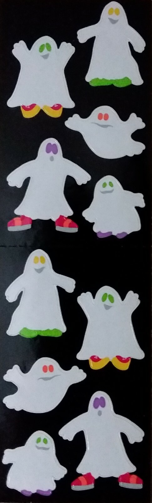Mrs Grossman Stickers TINY GHOSTS 2006 Halloween costumes kids party scary