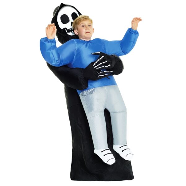 Kids' Grim Reaper Pick Me Up Inflatable Costume