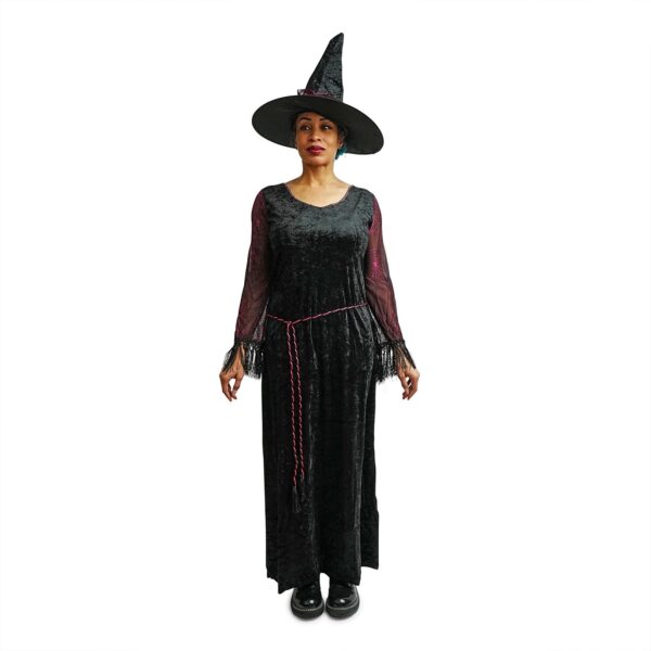 Women's Spider Web Witch Costume, Small/Medium