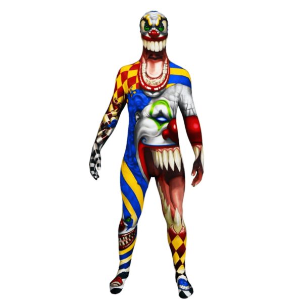 Adult Monster Clown Morphsuit, Medium