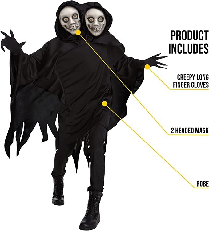 Adult Two-Headed Ghoul Costume