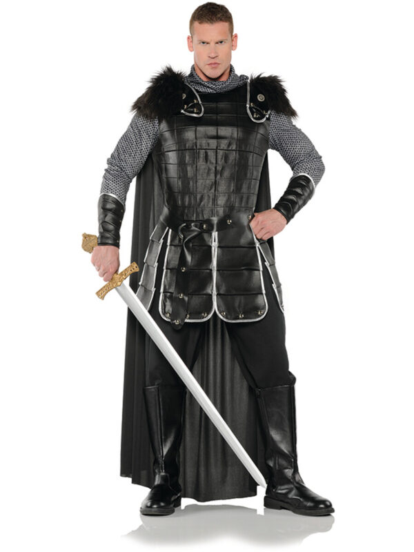 Men's Black Knight Armor Costume