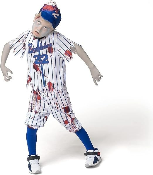 Kids' Zombie Baseball Player Costume