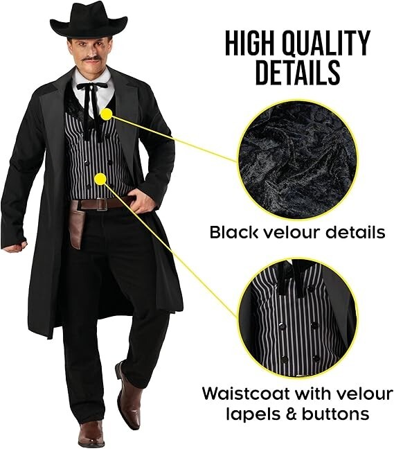 Men's Western Gunslinger Costume