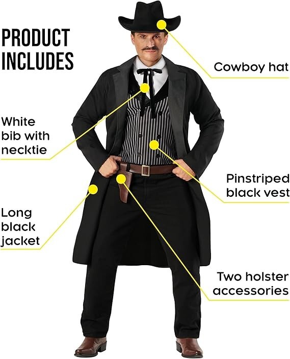 Men's Western Gunslinger Costume